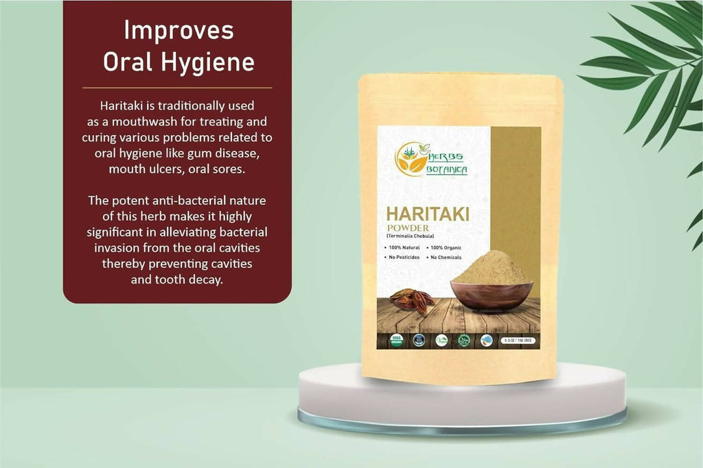 Herbs Botanica Pure Natural Haritaki Powder | Grocsy