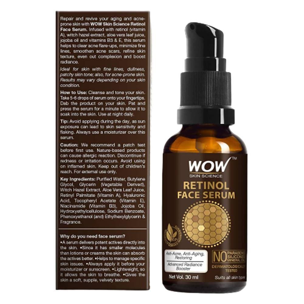 Wow Skin Science Retinol Face Serum | Grocsy