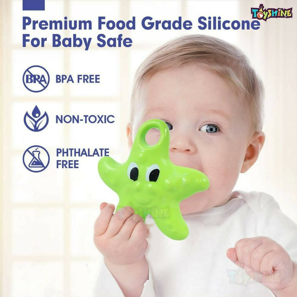 Toyshine Rattle with Teathers Combo for New Born Babies | Grocsy