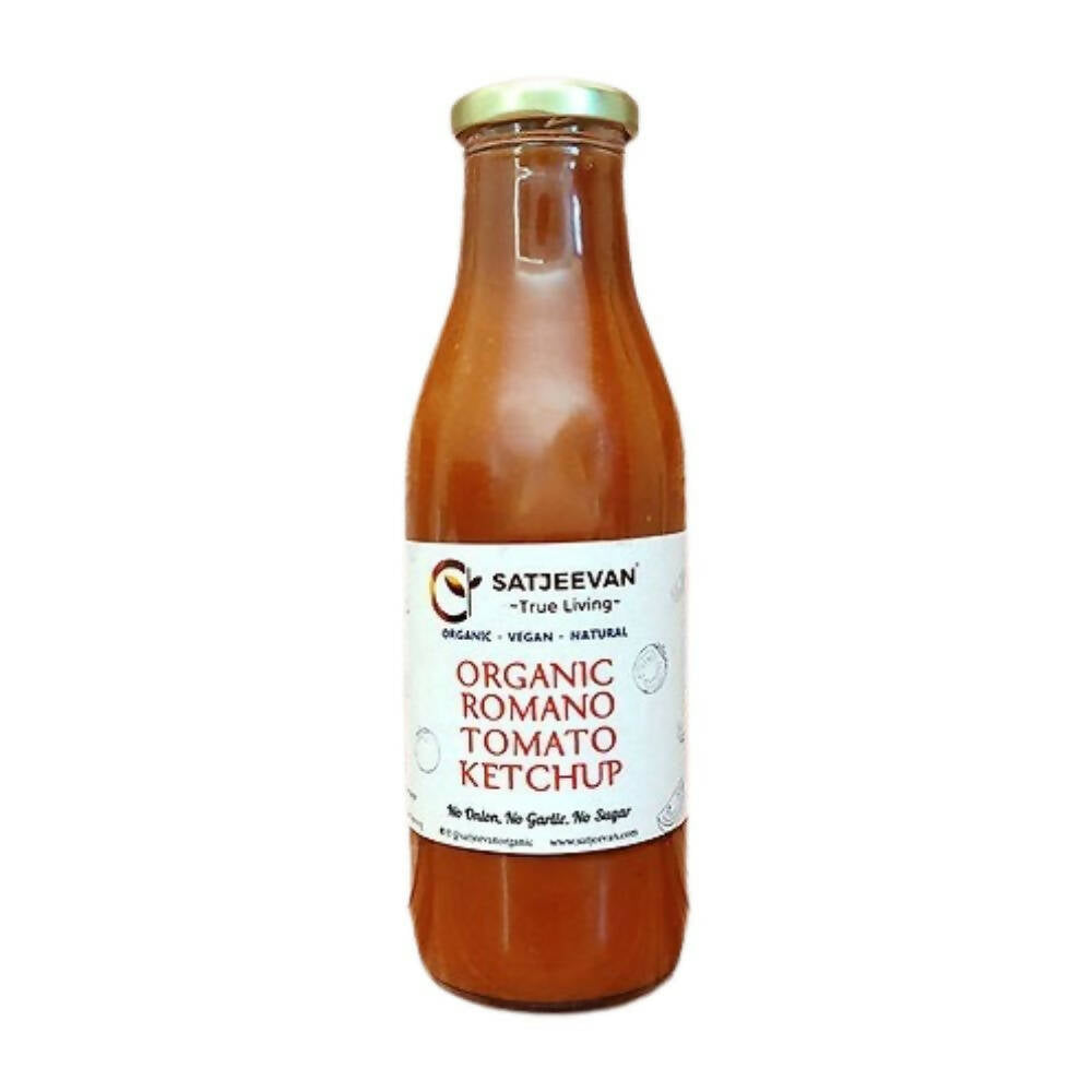 Satjeevan Organic Romano Tomato Ketchup | Grocsy