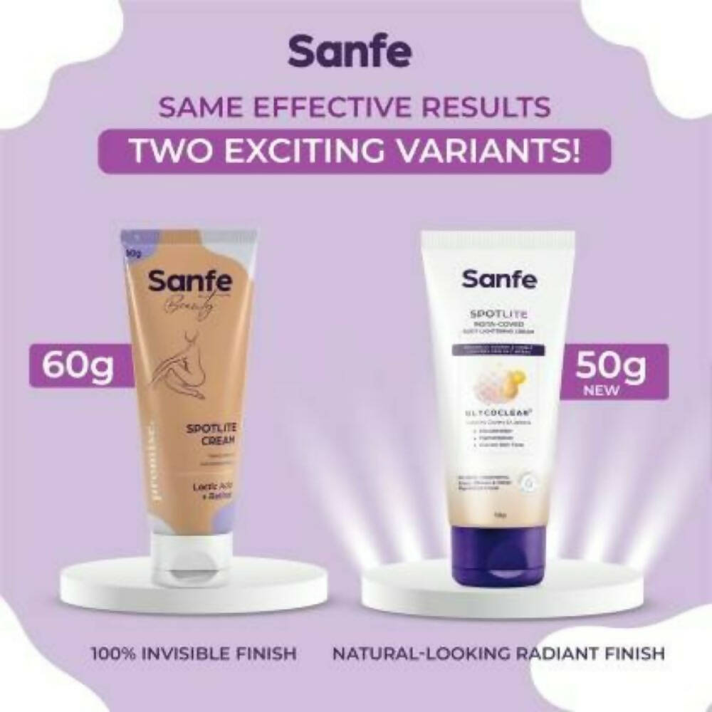 Sanfe Spotlite Insta-Cover Body Lightening Cream | Grocsy
