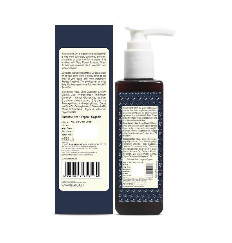 Inatur Monoi Beard Wash For Men | Grocsy
