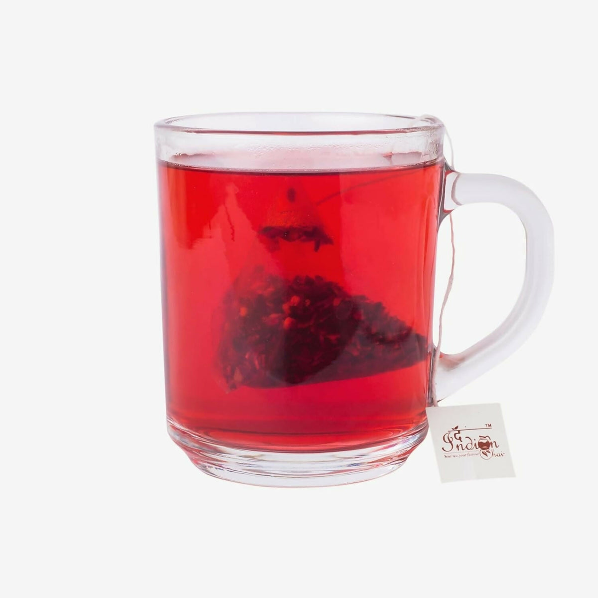 The Indian Chai - Organic Hibiscus Tea 30 Pyramid Tea Bags | Grocsy