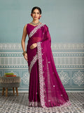 Teeya Creation New Trendy Party Wear Soft Silk Saree-Pink | Grocsy