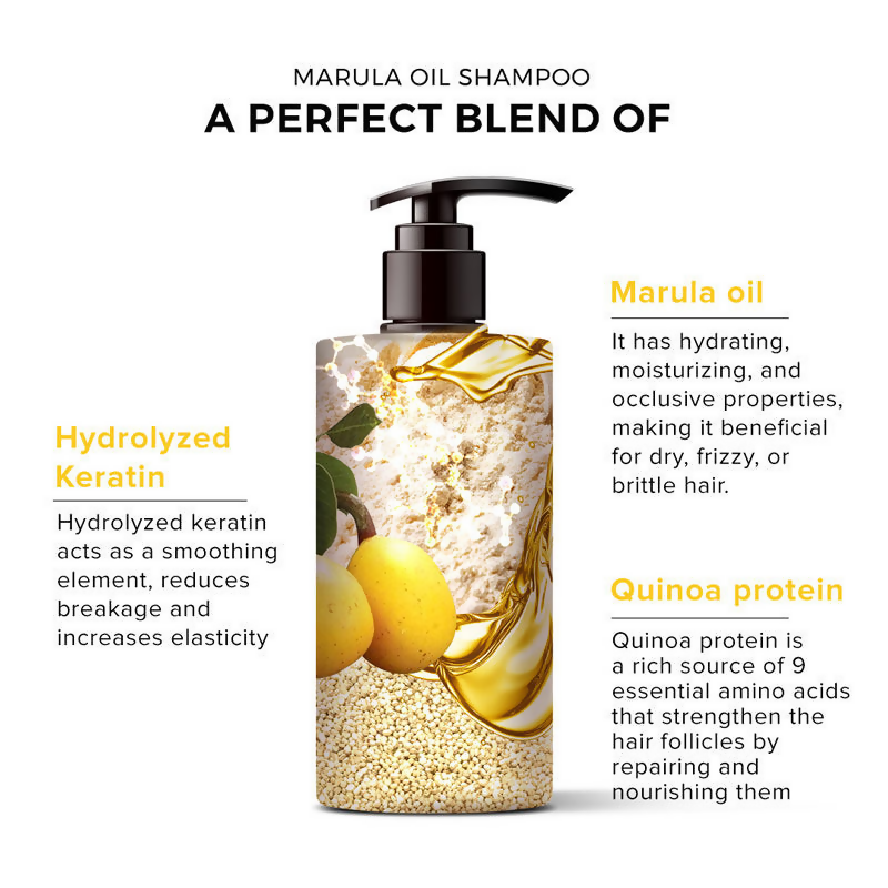 De Fabulous Marula Oil Sulphate Free Shampoo For All Hair Types | Grocsy