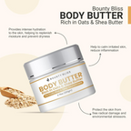 Bounty Bliss Oats & Shea Body Butter Cream - Nourishing Moisturizer | Grocsy