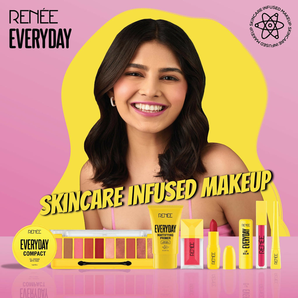 Renee Everyday Tinted Lip Balm - Rose Petal, Moisturizes & Protects with SPF 30 | Grocsy