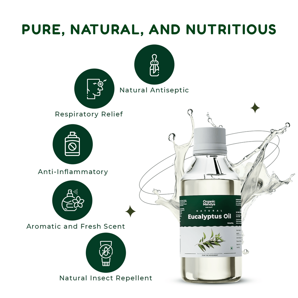 Organic Mandya Eucalyptus Oil | Grocsy