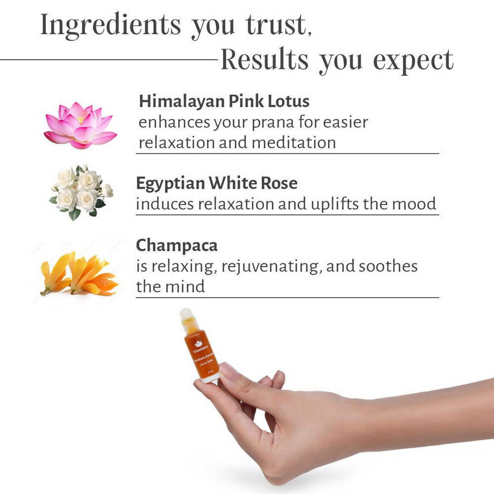 Shankara by Sri Sri Tattva Essence Lotus Rose | Grocsy