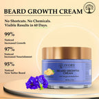 Ivory Natural Beard Growth Cream - Biotin Boosted Hair Follicle For New Hair Cycle | Grocsy
