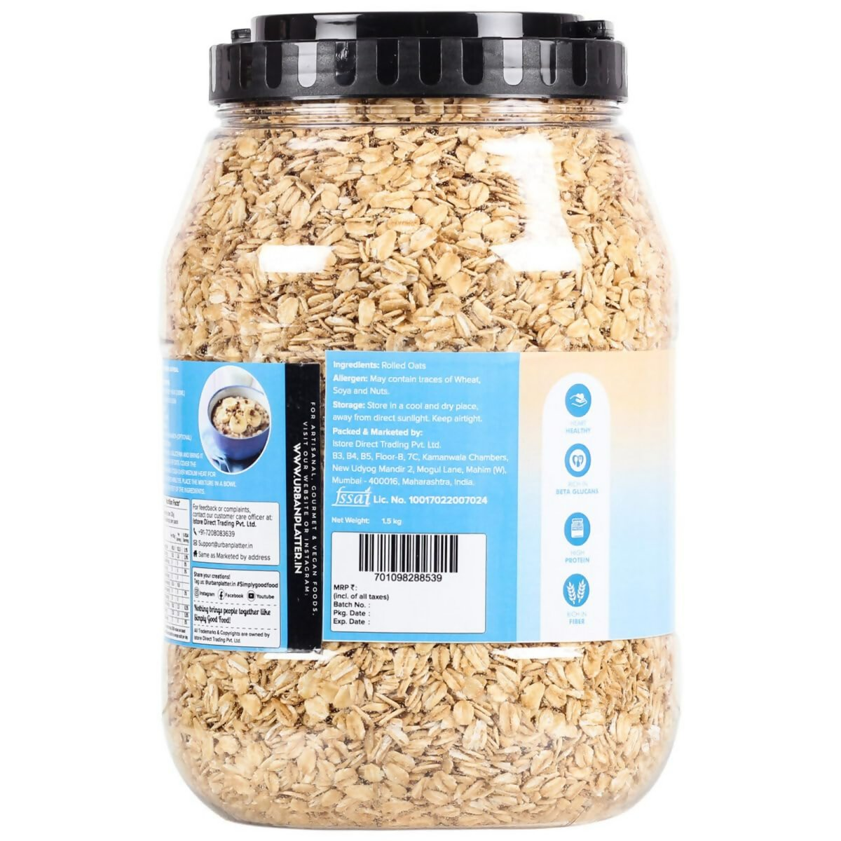Urban Platter Rolled Oats | Grocsy