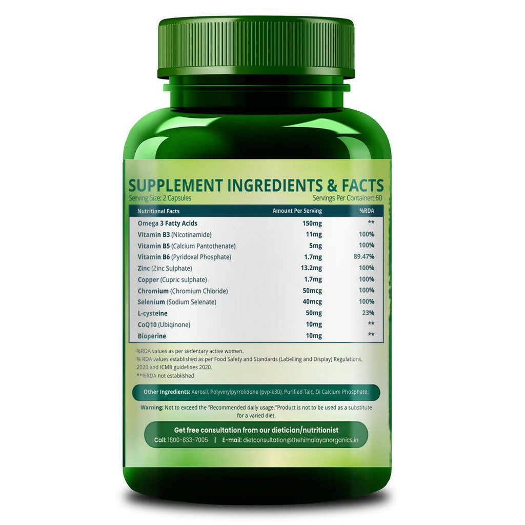 Himalayan Organics Anti Acne Capsules | Grocsy