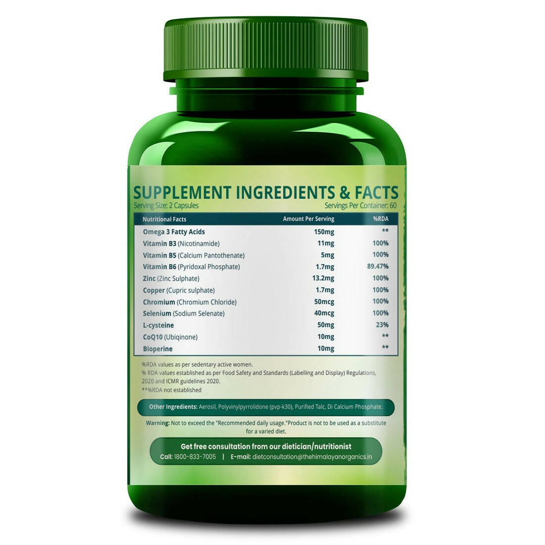 Himalayan Organics Anti Acne Capsules | Grocsy