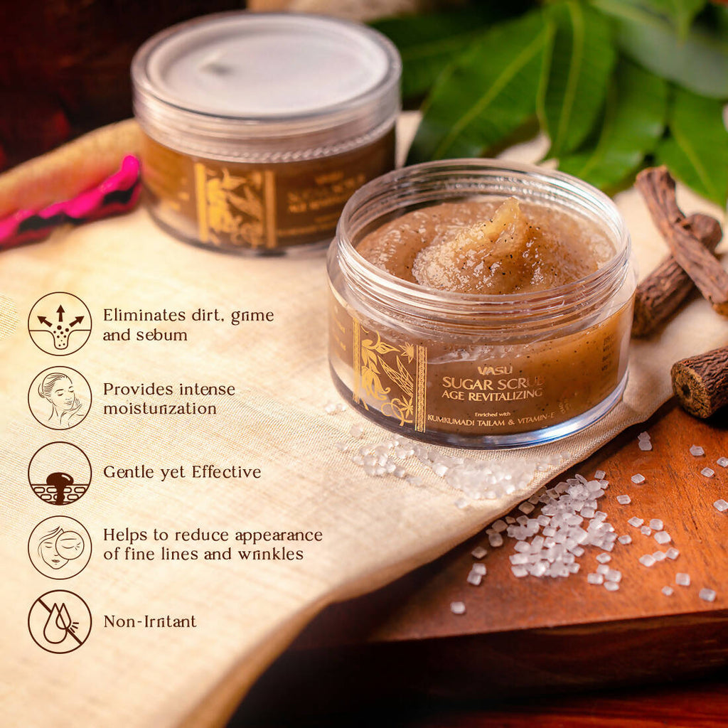 Vasu Healthcare Age Revitalizing Sugar Scrub | Grocsy