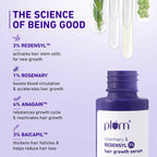 Plum Rosemary & 3% Redensyl Hair Growth Serum | Grocsy