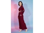 Red Georgette Sequence With Thread Designer Co-Ord Set - Flory | Grocsy