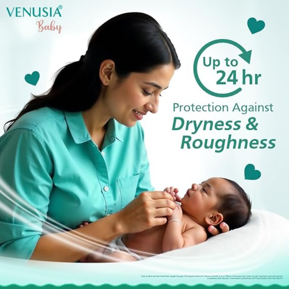 Dr. Reddy's Venusia Baby Intensive Moisturizing Lotion | For Dry & Ultra Dry Skin | Paraben, Sulphate & Phthalate-Free | Grocsy