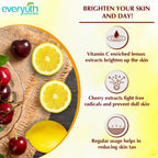 Everyuth Naturals Brightening Lemon & Cherry Face Wash | Grocsy