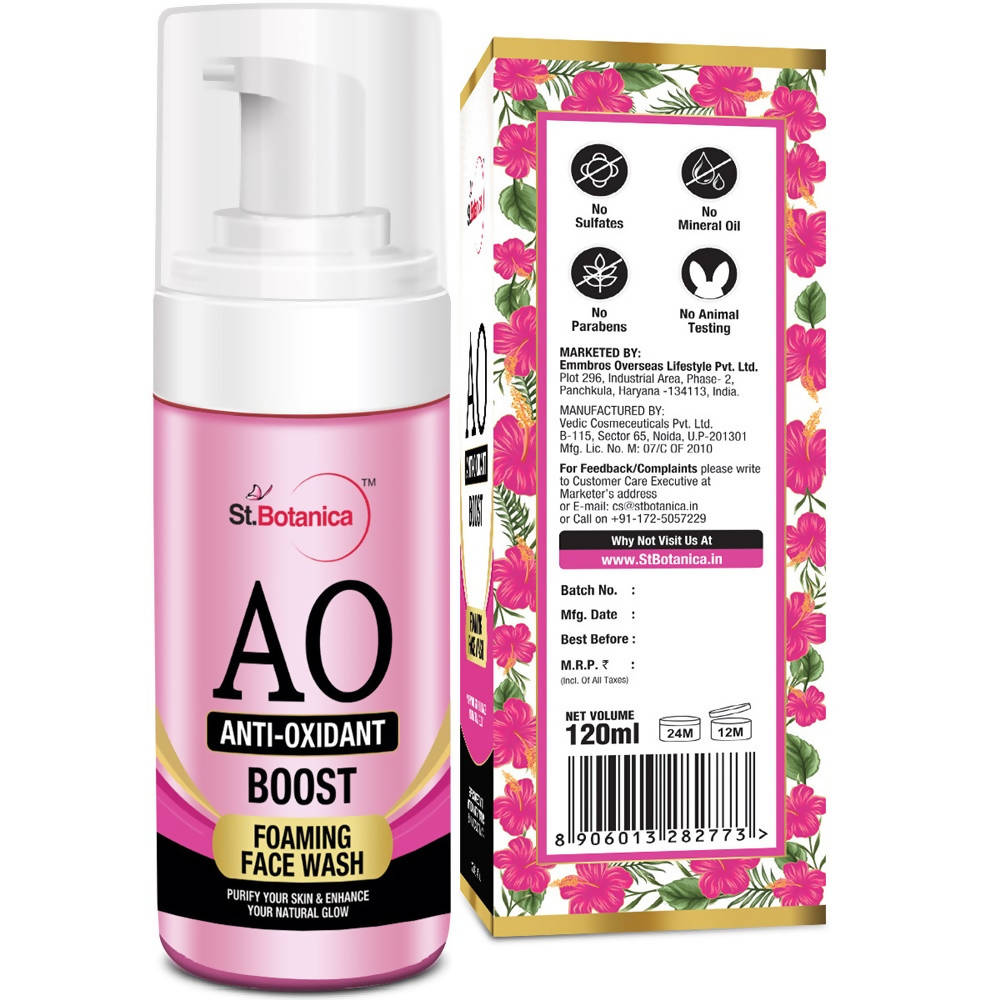 St.Botanica Anti Oxidant Boost Foaming Face Wash | Grocsy
