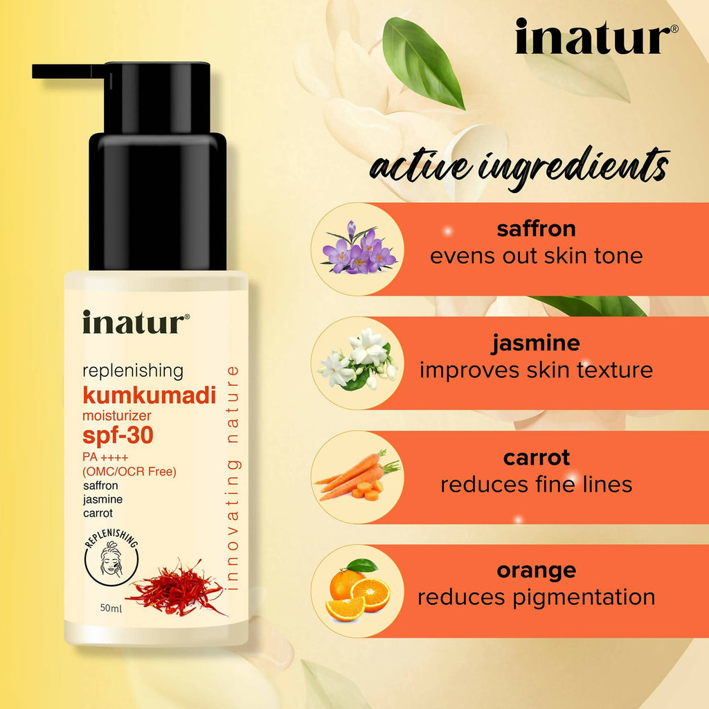 Inatur Kumkumadi Sunscreen SPF 30 | Grocsy