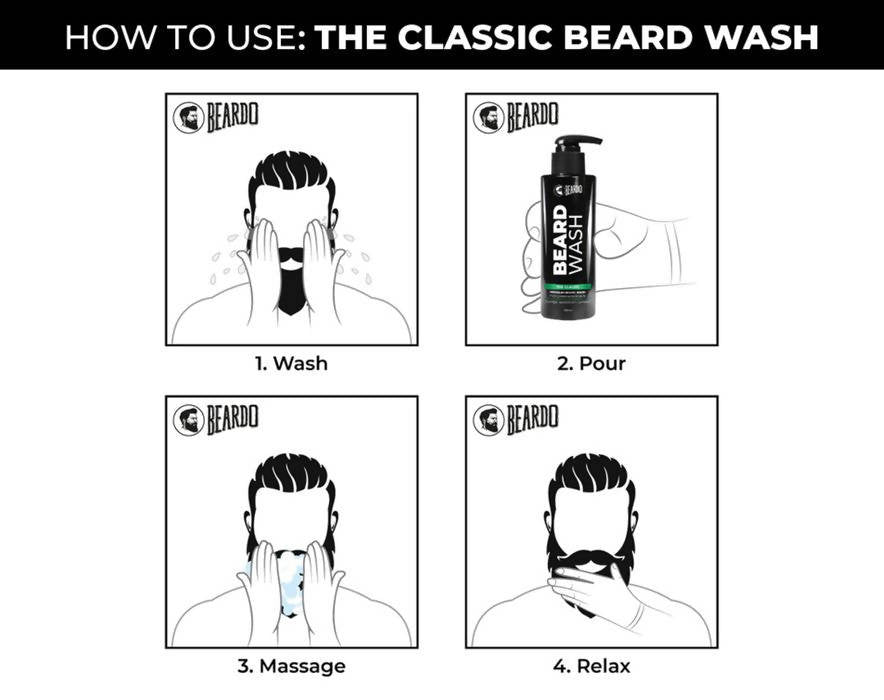 Beardo Beard Wash The Classic | Grocsy