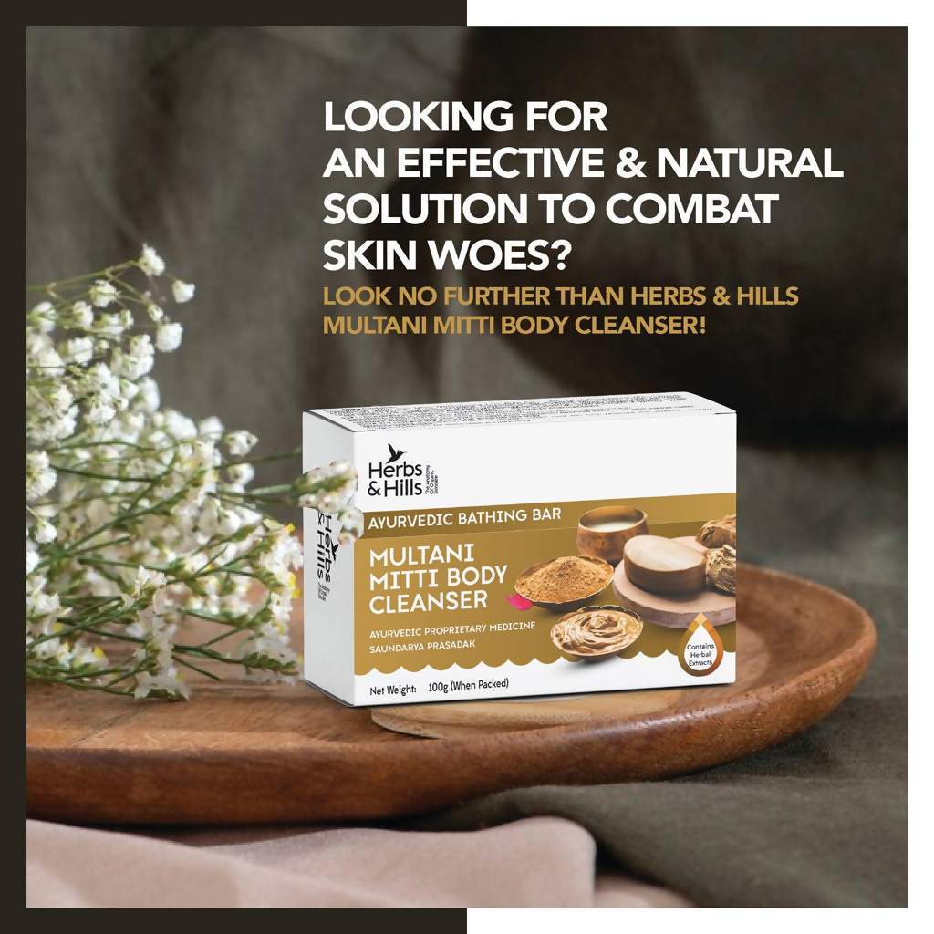 Herbs & Hills Multani Mitti Body Cleanser | Grocsy