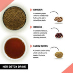 Just Vedic Her Detox Drink Mix | Grocsy