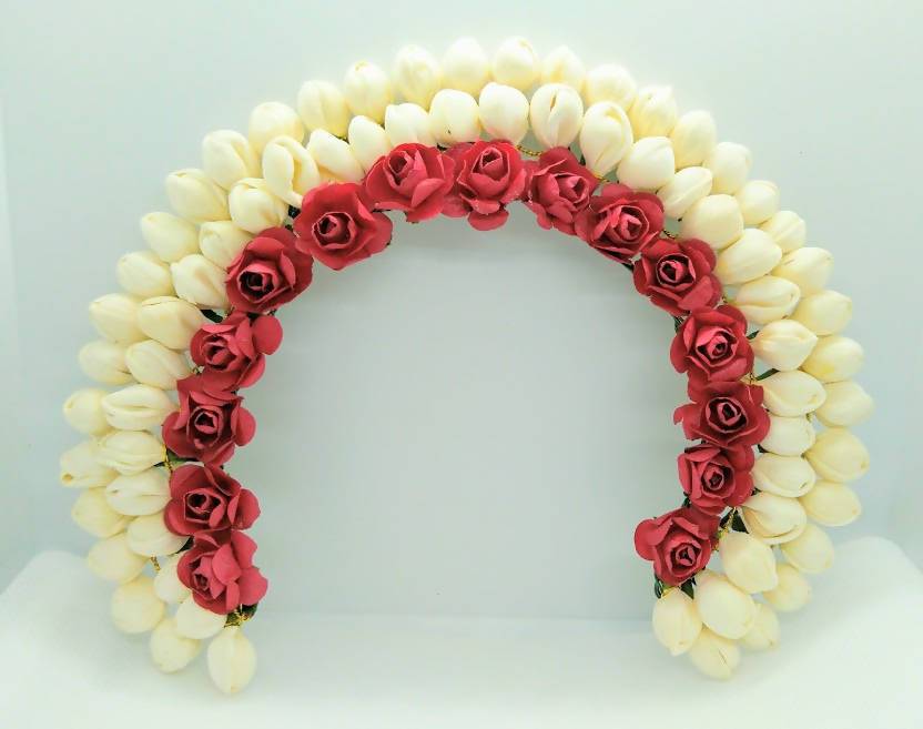 Multi-Color Flower Hair Gajra | Grocsy