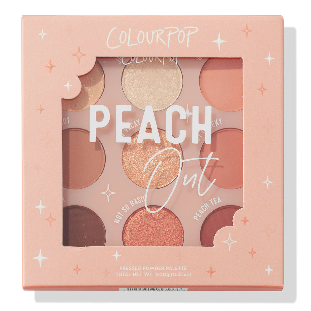 ColourPop 9pan Pressed Powder Palette - Peach Out | Grocsy