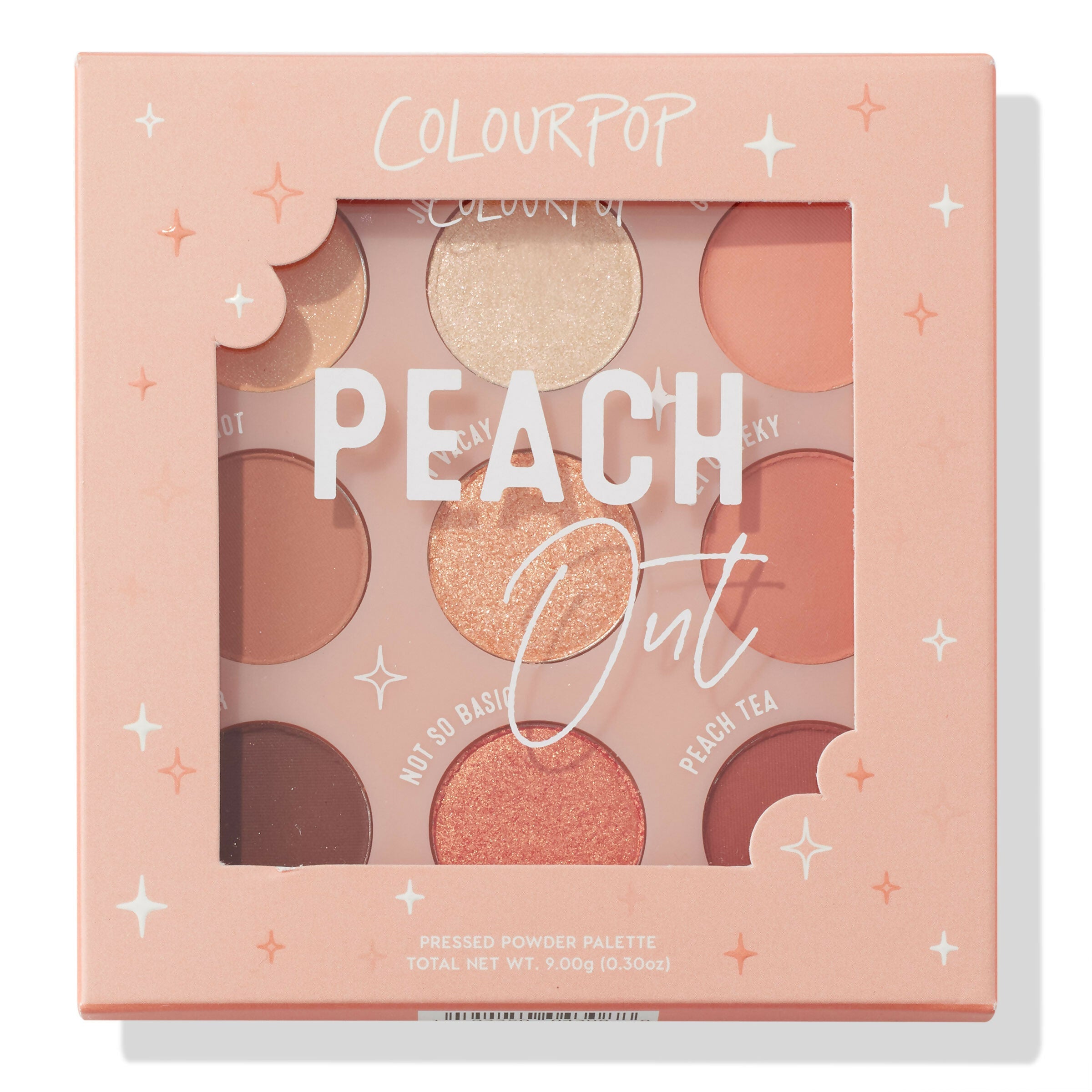 ColourPop 9pan Pressed Powder Palette - Peach Out | Grocsy