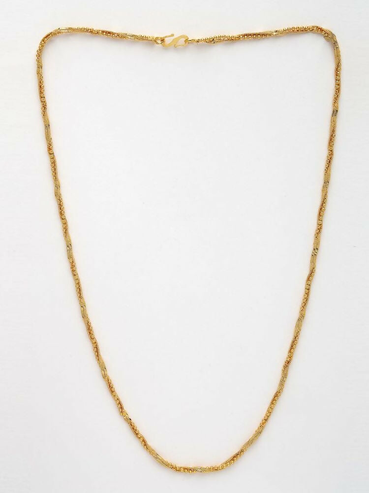 NVR Women Gold Plated Handcrafted Minimal Chain | Grocsy