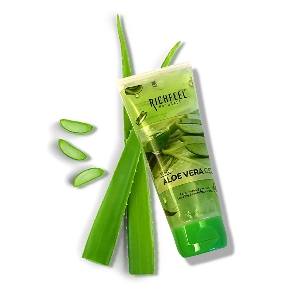 Richfeel Pure Aloe Vera Gel For Face Skin & Hair | Grocsy