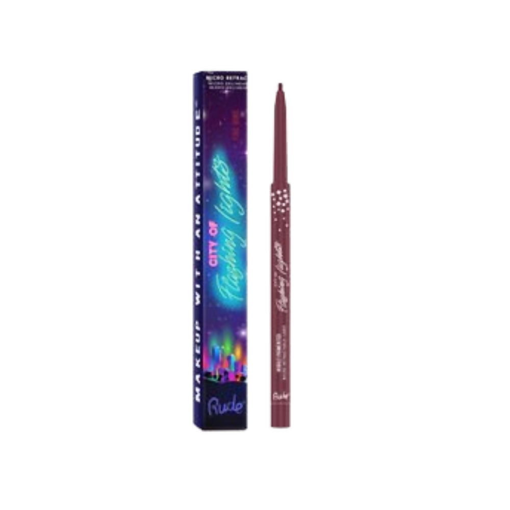 Rude Cosmetics City Of Flashing Lights Micro Retractable Liner - Fine Wine | Grocsy