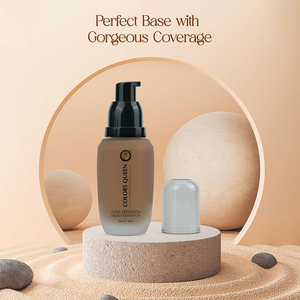 Colors Queen Ultra Definition Liquid Foundation - Caramel | Grocsy