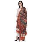 A R Silk Modal Kalamkari Print Dupatta | Grocsy