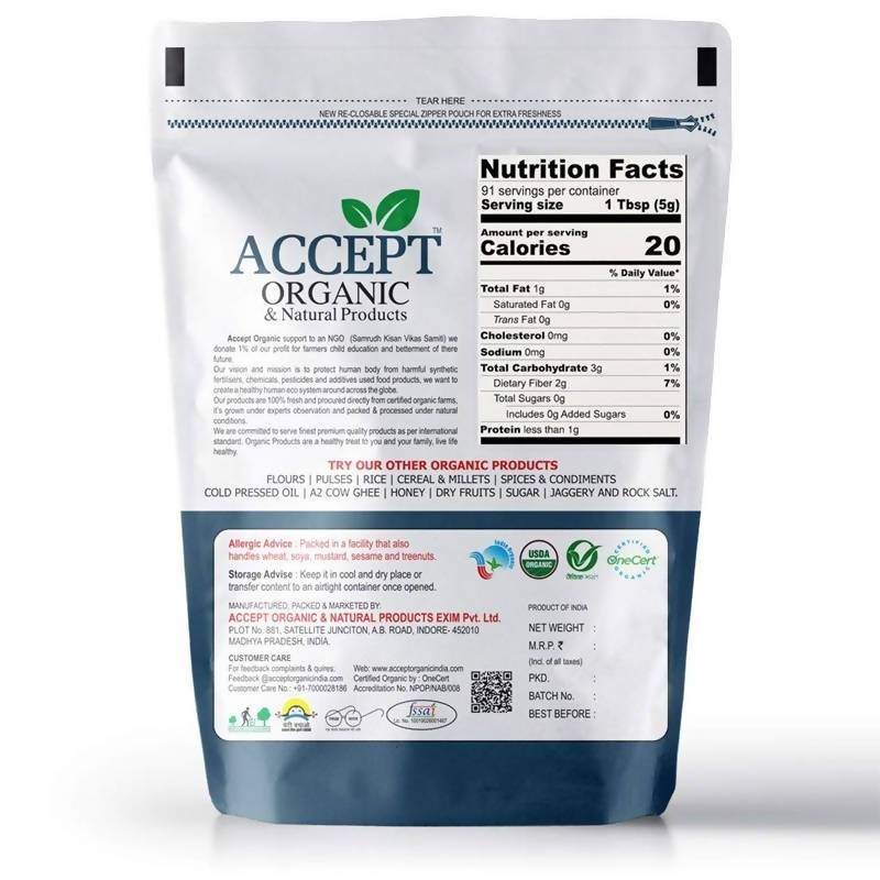 Accept Organic Coriander Seeds | Grocsy