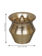eCraftIndia Yellow Brass Incense Stick Holder | Grocsy