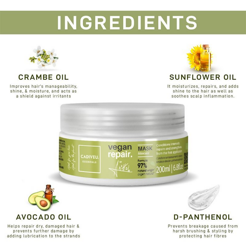 Cadiveu Vegan Hair Mask | Grocsy