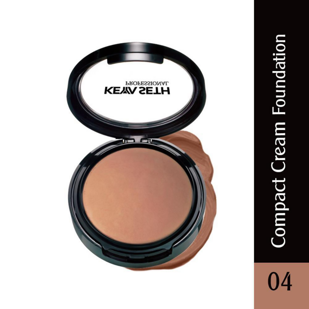 Keya Seth Aromatherapy Professional Compact Cream Foundation - Shade 4 | Grocsy