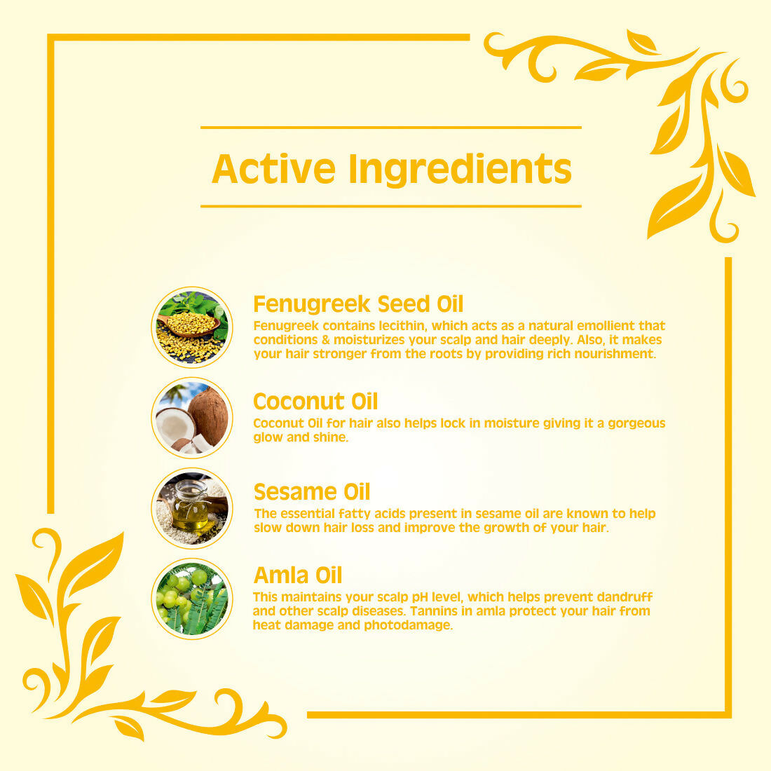 Earth Science Ayurveda Fenugreek Hair Oil | Grocsy