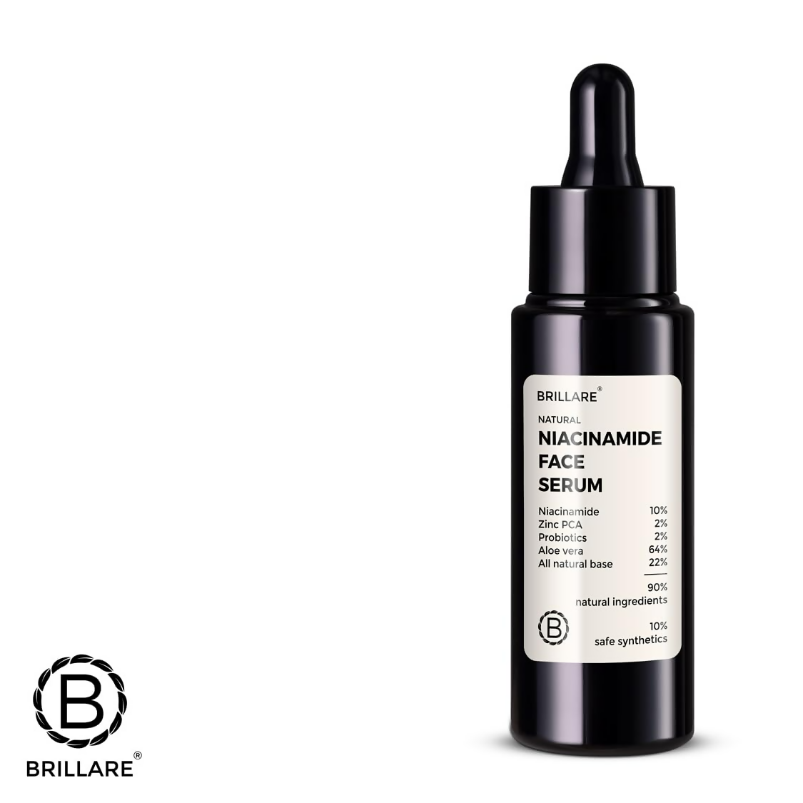 Brillare 10% Niacinamide Serum For Smooth Glowing Skin | Grocsy