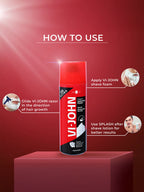 VI-JOHN Original Dermatologically Tested Special Moisturising Formula Shaving Foam with Vitamin E & Tea Tree Oil | Grocsy