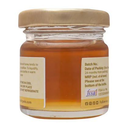 Shiva Organic Lemon Infused Organic Honey 50 gm 100% Natural Organic & Pure Honey | Grocsy