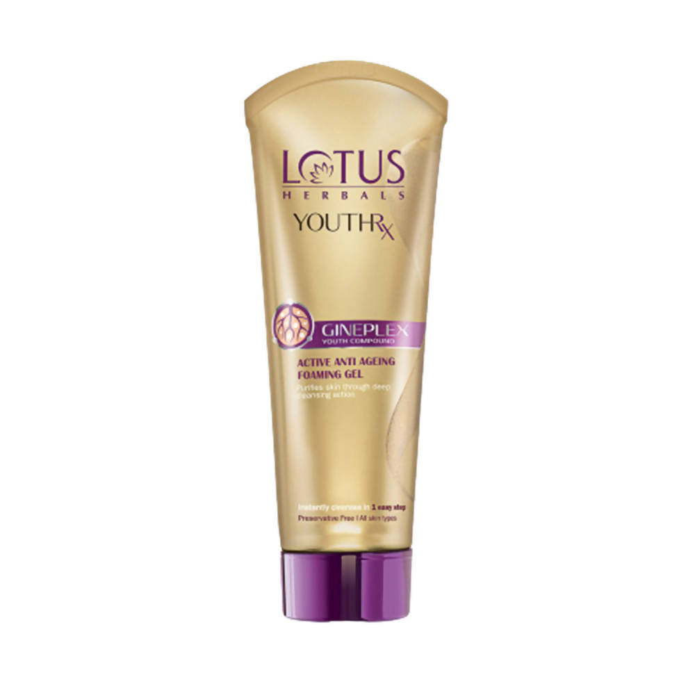 Lotus Herbals YouthRx Gineplex Active Anti Ageing Foaming Gel | Grocsy