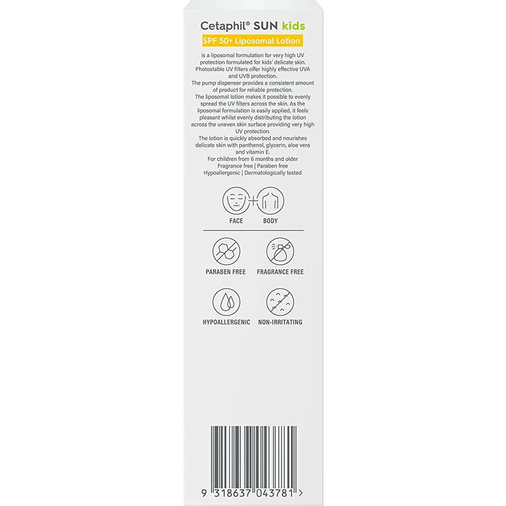 Cetaphil Sun Kids Spf 50+ Lotion | Grocsy