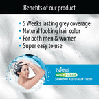 Nisha Quick Color Shampoo Hair Color-Original Black | Grocsy