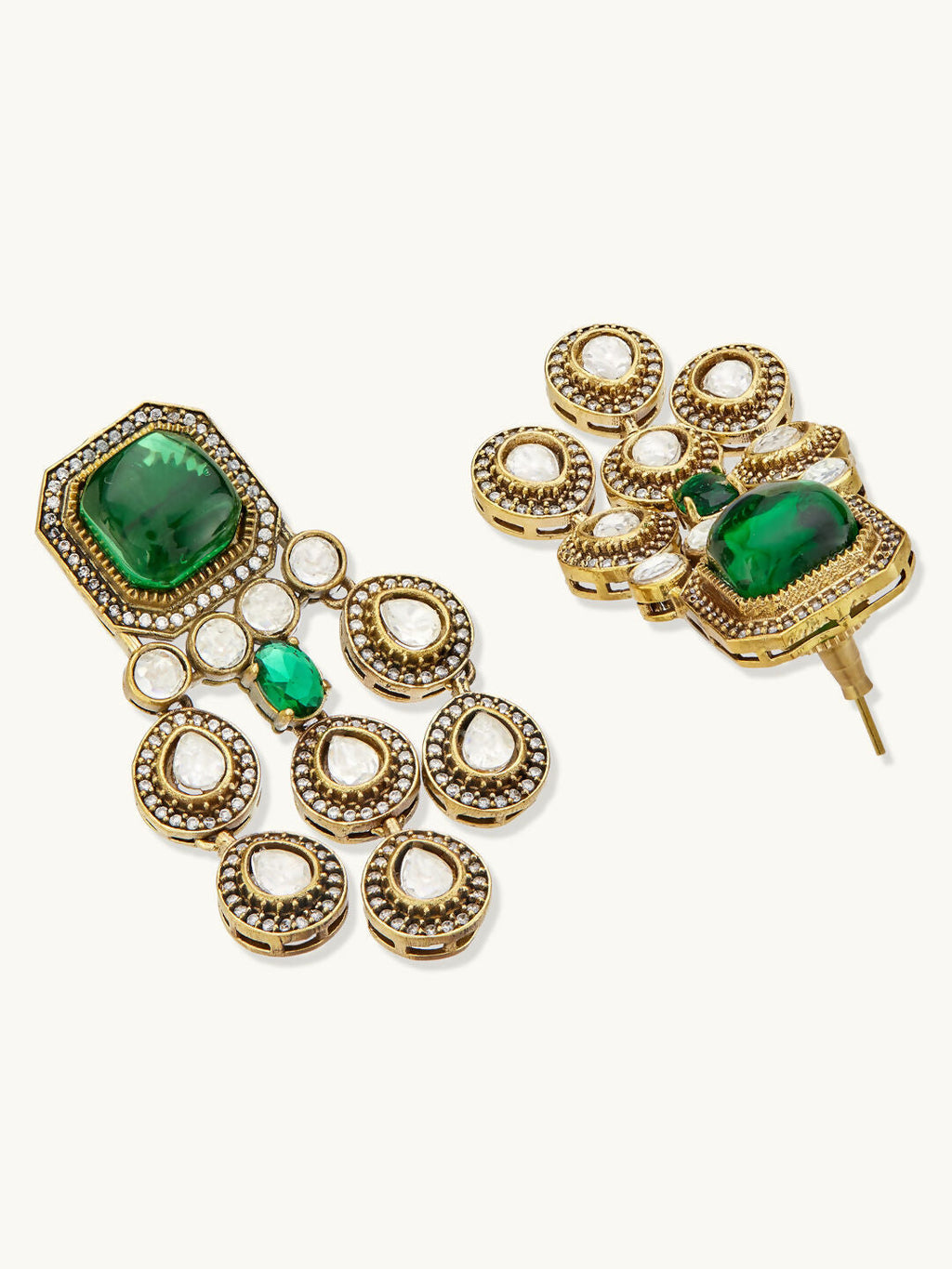 Nuyug Ethereal Kundan Necklace Set | Grocsy