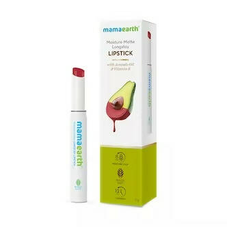 Mamaearth Moisture Matte Longstay Lipstick Cherry Punch | Grocsy