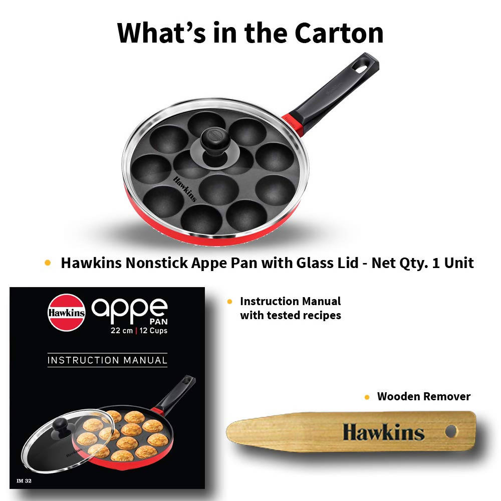 Hawkins Nonstick Appe Pan With Glass Lid | Grocsy