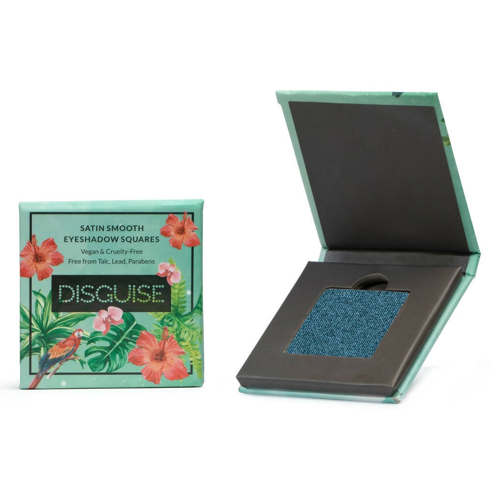 Disguise Satin Smooth Eyeshadow Squares - Satin Teal Peacock 215 | Grocsy
